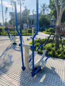 Thiết bị thể thao ngoài trời trong công viên tại Quy Nhơn